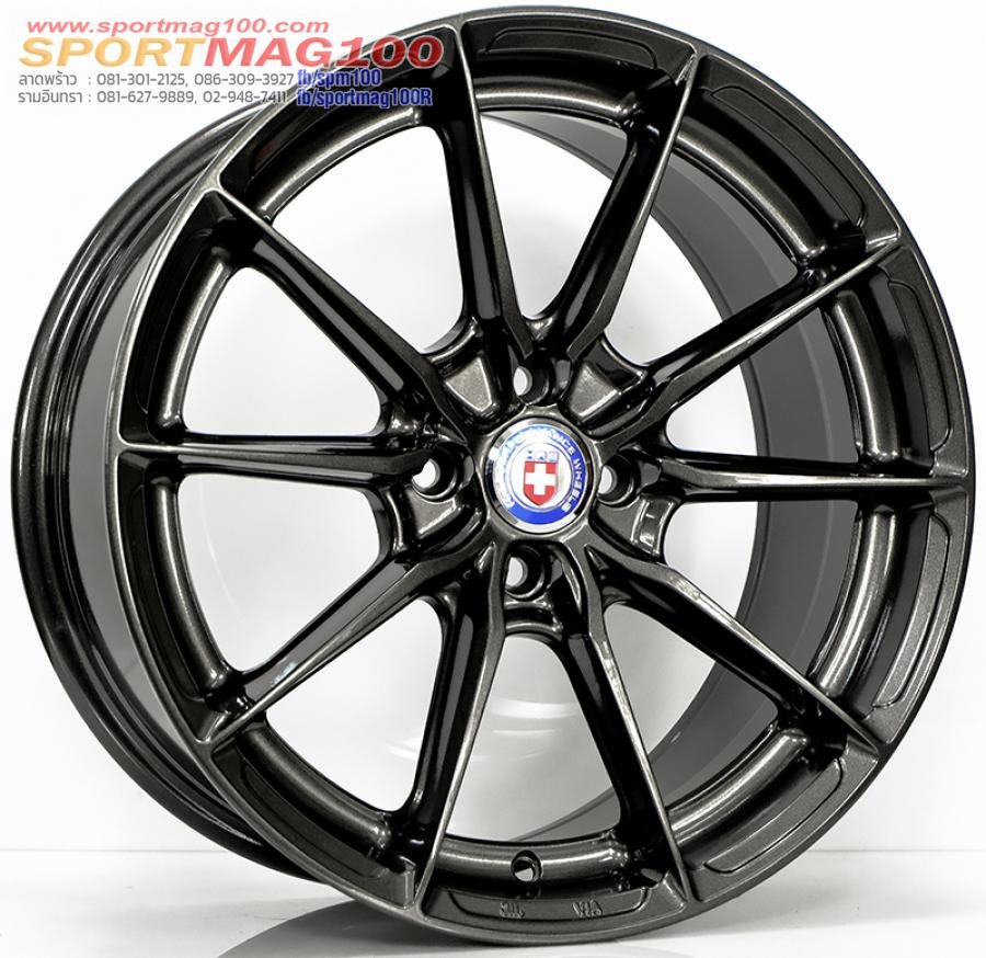 ล้อแม็ก SSW S380 ขอบ 17 กว้าง 8นิ้ว 4รู100 Offset38 สีกันเมทาลิก