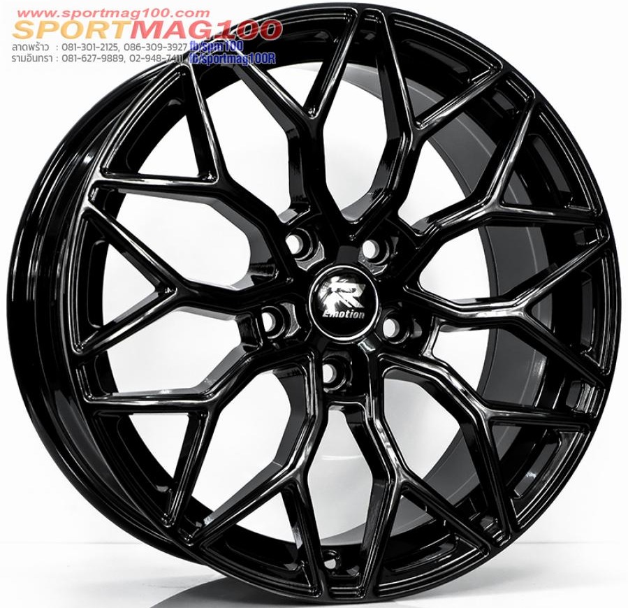 ล้อแม็ก EmotionR P03 FlowForming ขอบ 17 กว้าง 7.5นิ้ว 5รู114.3 Offset35 สีดำเงา