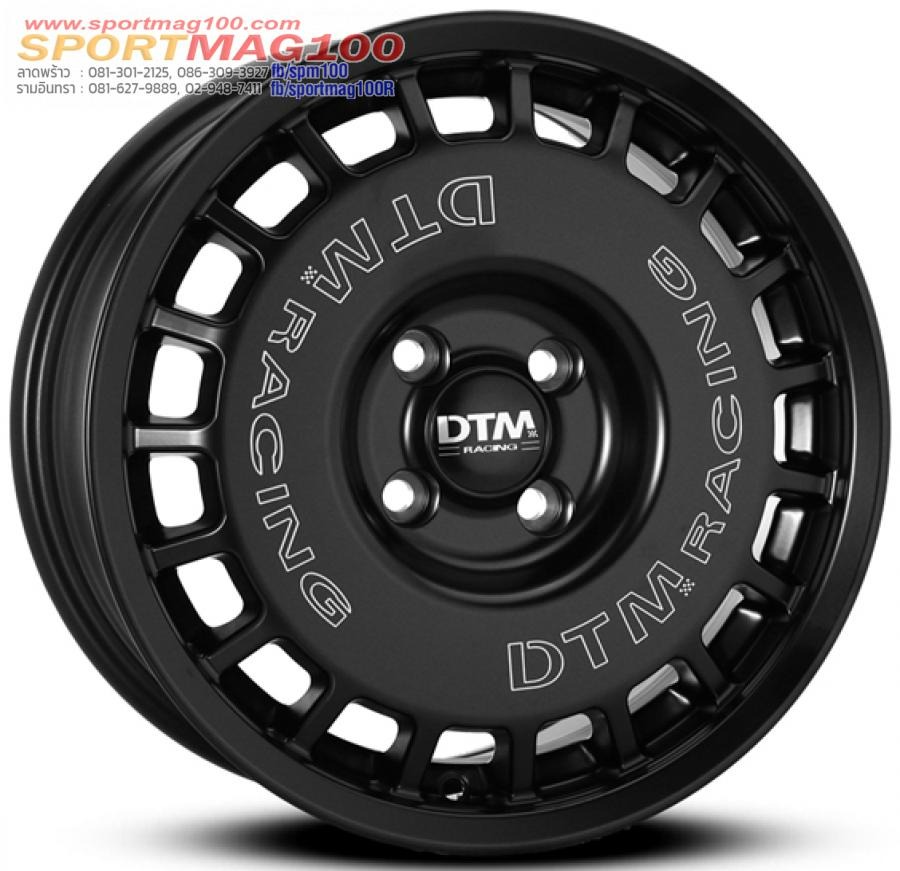 ล้อแม็ก Lenso DTM Linited Edition ขอบ 15 กว้าง 7นิ้ว 4รู100 Offset38 สีดำด้านเลเซอร์ฟอนต์