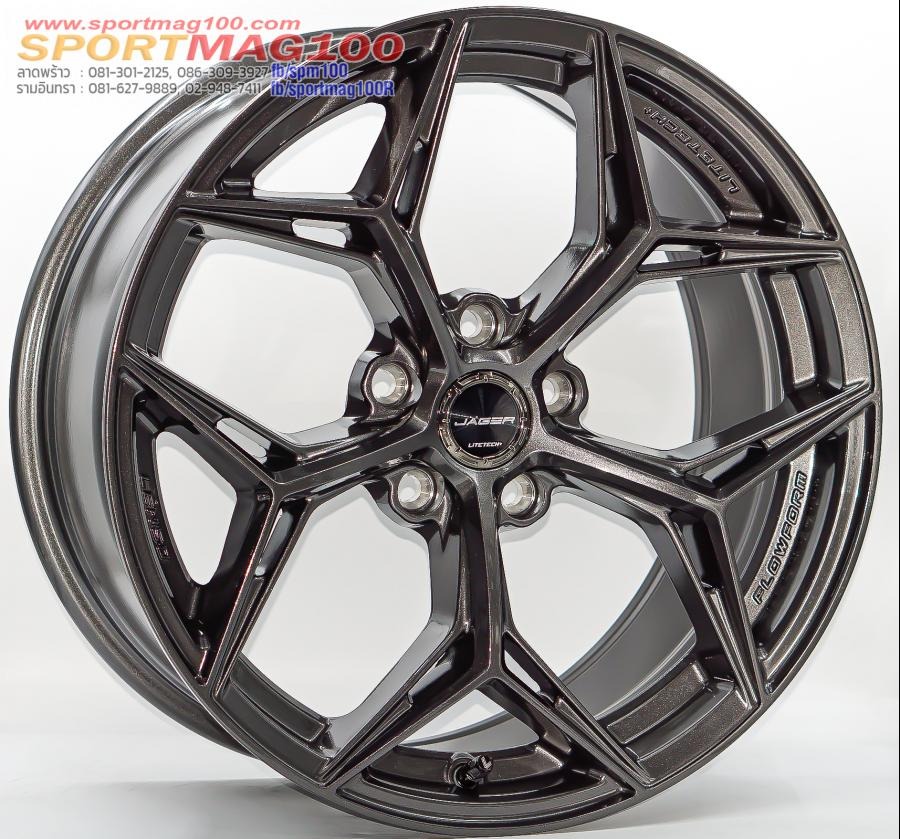 ล้อแม็ก Lenso Jager BLAZE Litetech+ FlowForming ขอบ 18 กว้าง 8.5นิ้ว 5รู114 Offset35 สีไฮเปอร์ดาร์ค