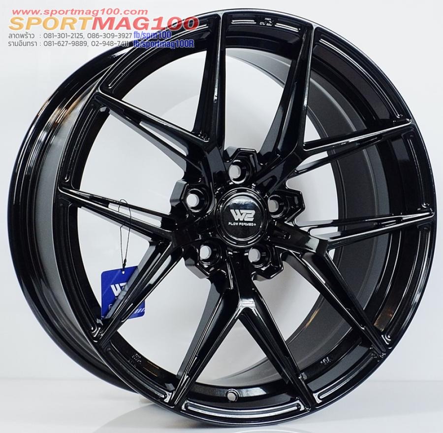 ล้อแม็ก Flowforming WFF-X ขอบ 18 กว้าง 8.5นิ้ว 5รู100 Offset35 สีCrystalBlack