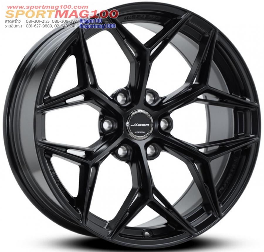 ล้อแม็ก Lenso Jager BLAZE Litetech+ FlowForming ขอบ 20 กว้าง 9นิ้ว 6รู139 Offset15 สีดำด้าน