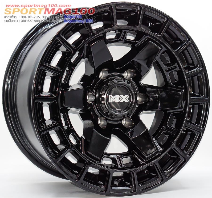 ล้อแม็ก Lenso MX ESCOBAR 6รู139.7 ET12 ดำแวว กว้าง9 ขอบ17นิ้ว