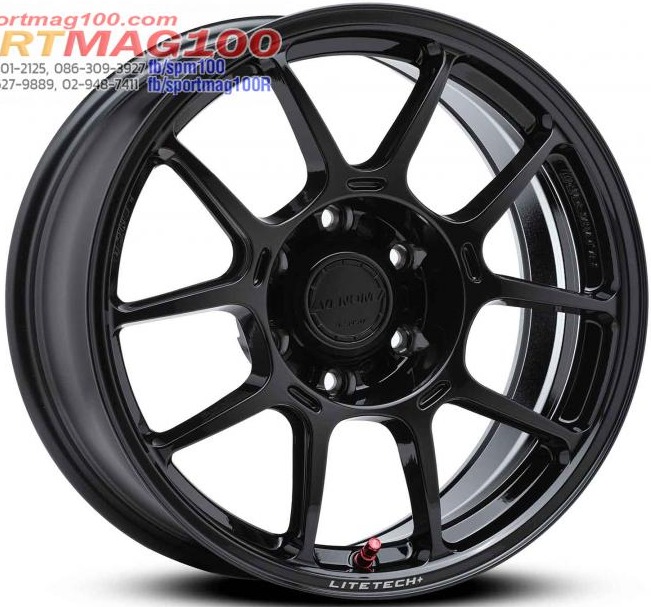 ล้อแม็กใหม่ FlowForming Lenso VENOM VT1 LITETECH+ ขอบ 18 กว้าง 9นิ้ว 6รู139.7 Offset0 สีดำเงา