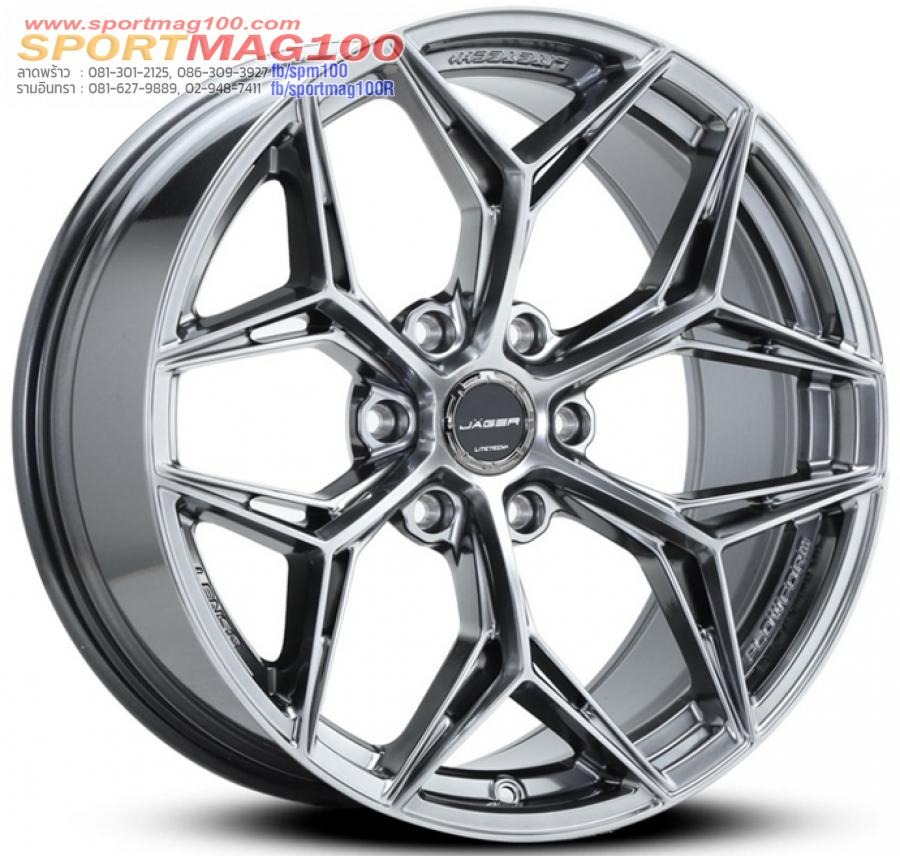 ล้อแม็ก Lenso Jager BLAZE Litetech+ FlowForming ขอบ 20 กว้าง 9นิ้ว 6รู139 Offset15 สีไฮเปอร์แบล็ค