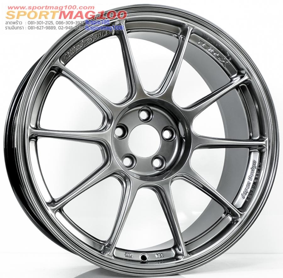 ล้อแม็ก BW TC105X ขอบ 18 กว้าง 8นิ้ว 5รู100 Offset35 สีไฮเปอร์แบล็ค
