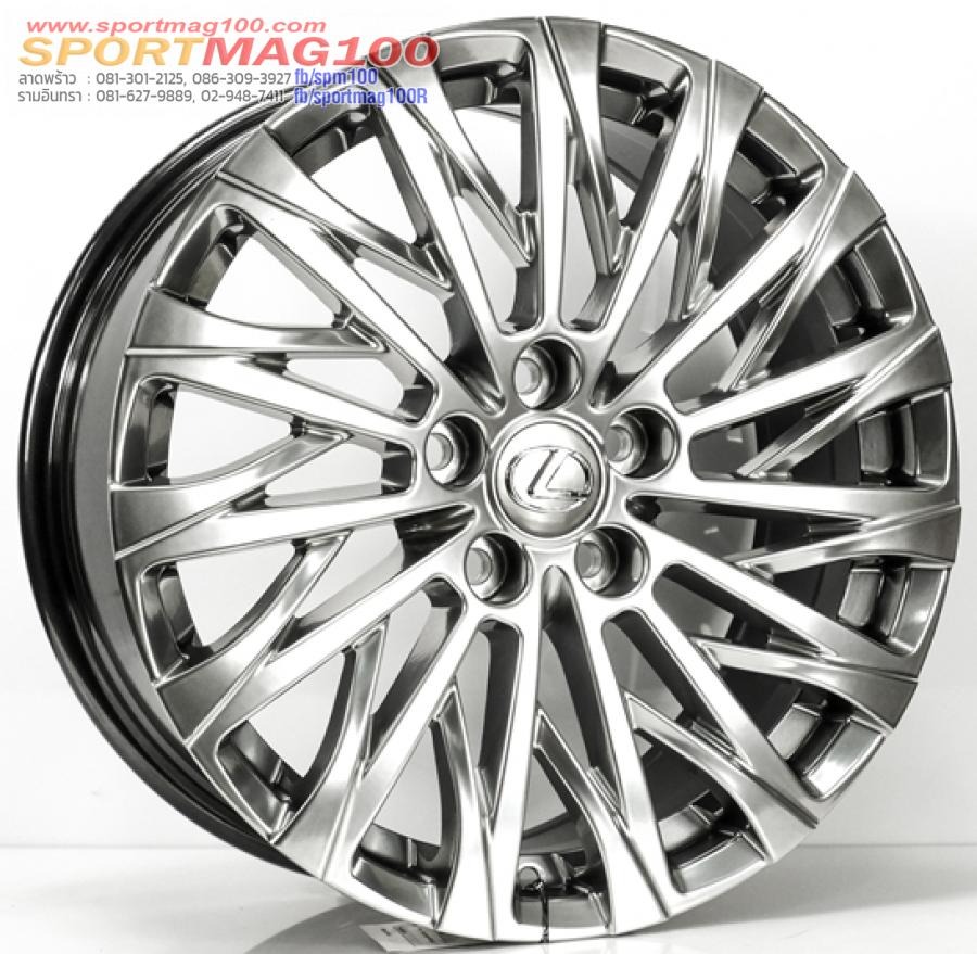 ล้อแม็กใหม่ Toyota Lexus ขอบ 18 กว้าง 8นิ้ว 5รู114.3 Offset35 สีไฮเปอร์แบล็ค