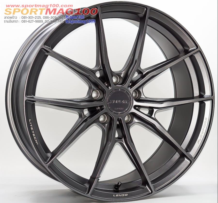 ล้อแม็กใหม่ FlowForming Lenso VENOM VNB LITETECH+ ขอบ20 กว้าง 9นิ้ว 5รู120 ET38 สีกันเมทาลิก