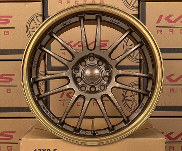 ล้อแม็ก RE30 5รู100/114 ET38 สีทองแดง กว้าง8.5 ขอบ17นิ้ว 