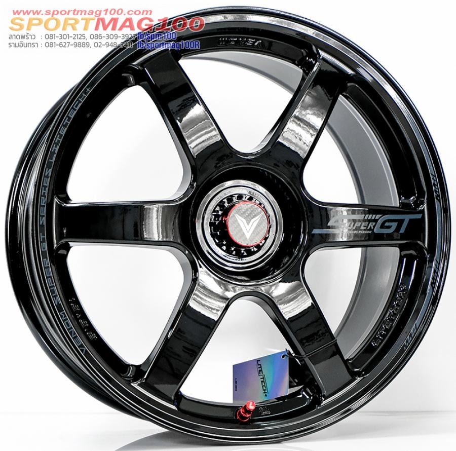 ล้อแม็ก Lenso VNT Venom Litetech+ FlowForming ขอบ 18 กว้าง 8.5นิ้ว 5รู114.3 Offset35 สีดำเงา