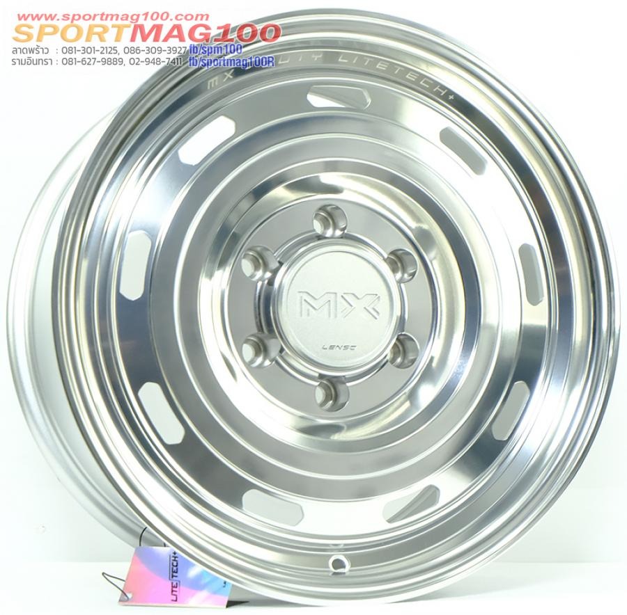 ล้อแม็ก Lenso MX DUTY LITETECH+ FlowForming ขอบ17นิ้ว กว้าง 8.5นิ้ว 6รู139.7 Offset20 สีSilverMirror