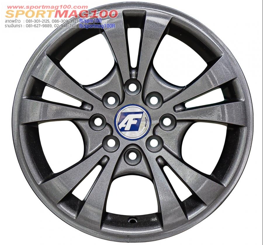 ล้อแม็กใหม่ทำสีพิเศษ AFP P1134 4รู100/114 สีกันเมทาลิก กว้าง6 ขอบ14นิ้ว
