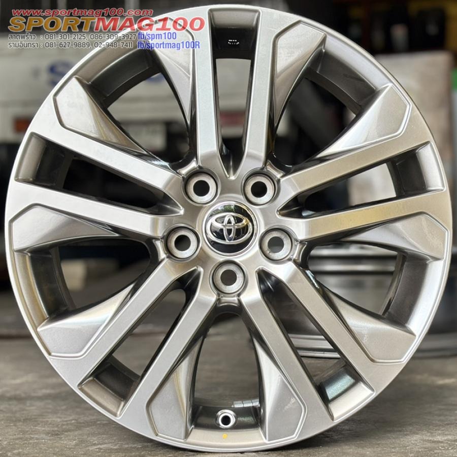 ล้อแม็กมือสอง TOYOTA INNOVA ขอบ18นิ้ว กว้าง7.5นิ้ว 5รู114.3 Offset45 สีไฮเปอร์(รามอินทรา-ลาดพร้าว)