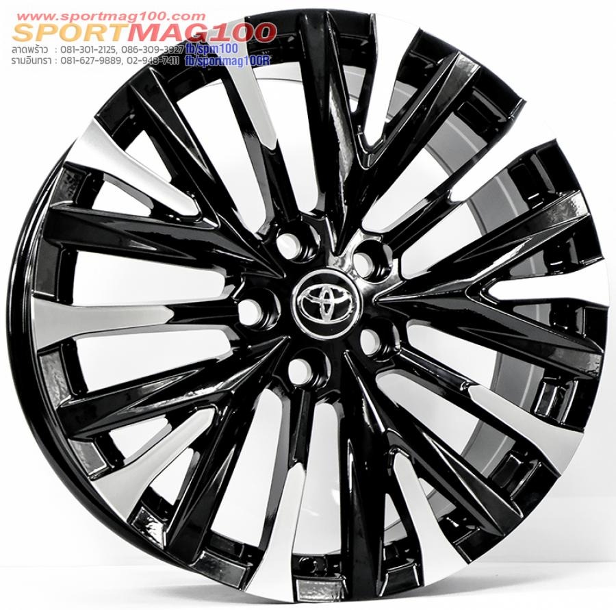 ล้อแม็ก Toyota Alphard AL40 ขอบ19นิ้ว กว้าง8.5นิ้ว 5รู120 Offset35 สีดำหน้าเงา(สเปคตรงสำหรับ Alphard ตัวล่าสุด)