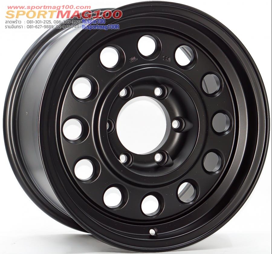 ล้อทรงลุง JAOS 6รู139.7 ET20 สีดำ กว้าง8 ขอบ16นิ้ว 
