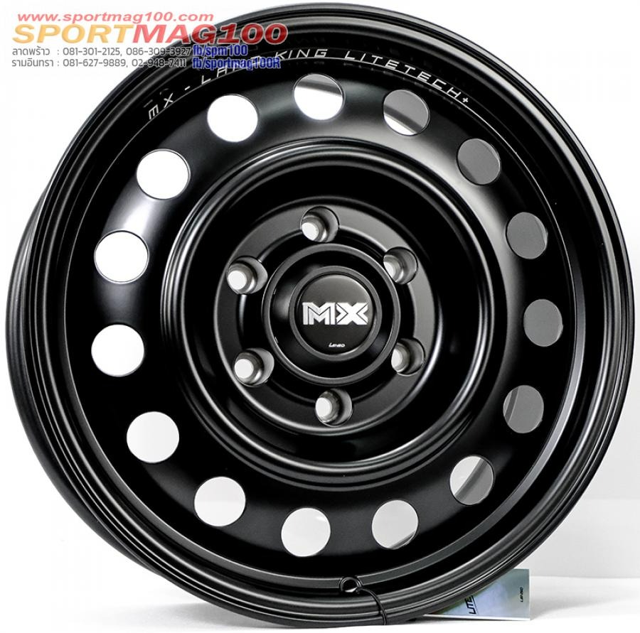 ล้อแม็ก Lenso MX LANDKING LITETECH+ FlowForming ขอบ17นิ้ว กว้าง 8.5นิ้ว 6รู139.7 Offset27 สีดำด้าน