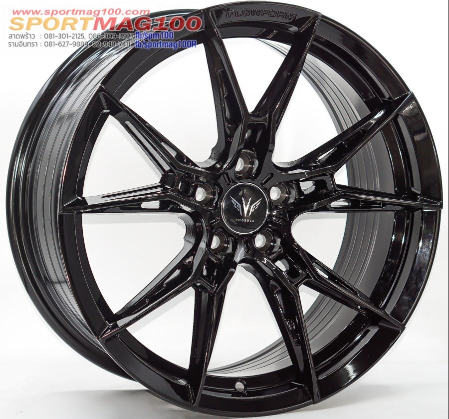 ล้อแม็กใหม่ WP FF050 ขอบ17นิ้ว กว้าง7.5นิ้ว 5รู100 Offset35 สีดำเงา