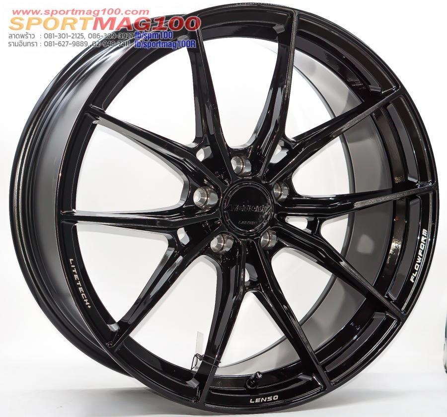 ล้อแม็กใหม่ FlowForming Lenso VENOM VNB LITETECH+ ขอบ20 กว้าง 9นิ้ว 5รู114.3 ET38 สีดำเงา