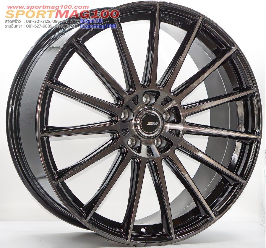 ล้อแม็กใหม่ SSW S399 ขอบ20นิ้ว กว้าง8.5นิ้ว 5รู108 Offset40 สีดำหน้าแล็คชา