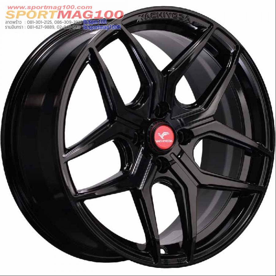 ล้อแม็ก Yachiyoda SX8 4รู100 ET35 สีดำ กว้าง7.5 ขอบ17นิ้ว