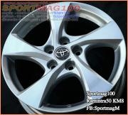 แม็กซ์ป้ายแดง Toyota CHR 5รู114 ซิลเวอร์ 6.5-17นิ้ว(รามอินทรา)