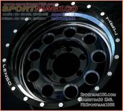 แม็กซ์ใหม่ Lenso MAX6 6รู139 ET0 ดำขอบเงา 9-16นิ้ว 